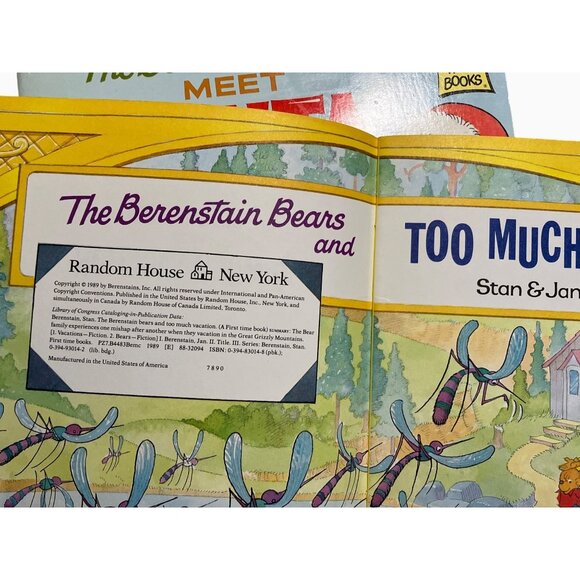 The Berenstain Bears First Time Readers Book Set of 4 books - Picture 8 of 10